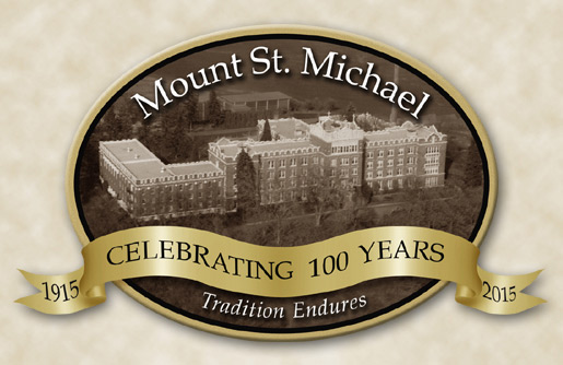 Mount St. Michael Centennial logo